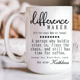 Mug Boug fabricant, Boss & Teacher cadeau personnalisé