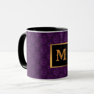 Mug Boug Floral De Luxe Monogrammé Violet