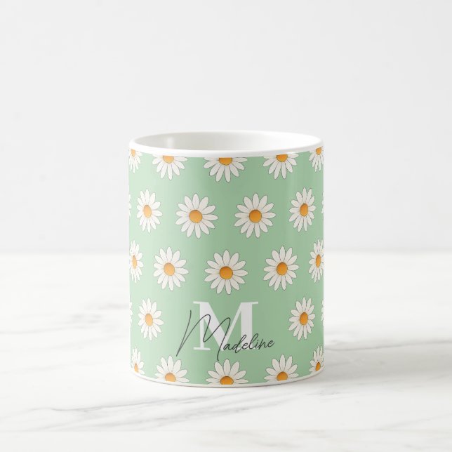 Mug Boug floral marguerite - Coupe de café esthétique  (Centre)