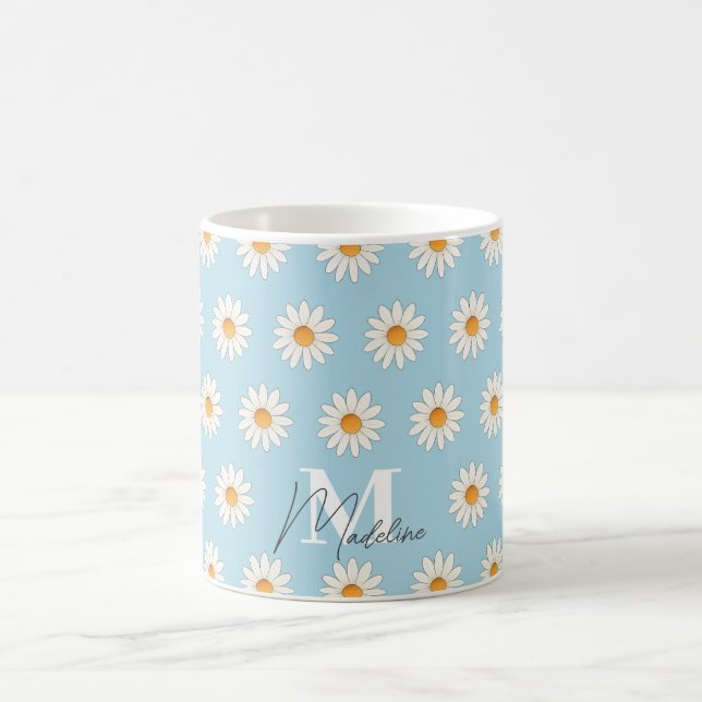 Mug Boug floral marguerite - Coupe de café esthétique  (Centre)