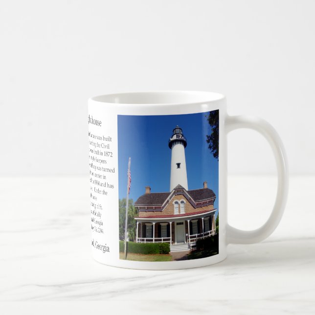 Mug Boug historique du phare de St. Simons (Droite)