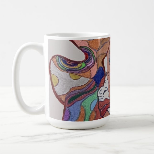 Mug Boug Portrait Feuille Papillon (Gauche)