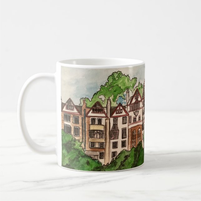 Mug Boug souvenir d'Édimbourg ( Jardin de Ramsay)Édimb (Gauche)