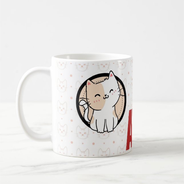 Mug Boug Superhero Enfants Personnalisés - Nom personn (Gauche)