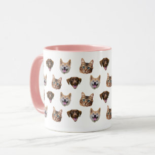 Mug Boug visage chien personnalisé, chat chat maman ca