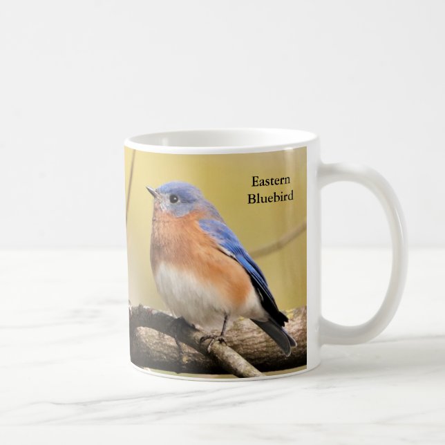 Mug Bouge de café Bluebirds par BirdingCollectibles (Droite)