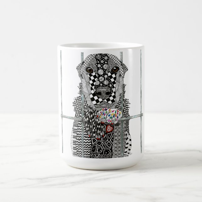 Mug Bouge de chien de refuge pour animaux (Centre)