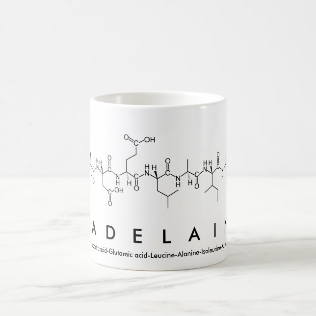 Mug Bouge de nom du peptide Madelaine (Centre)