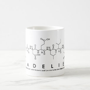 Mug Bouge de nom du peptide Madelief