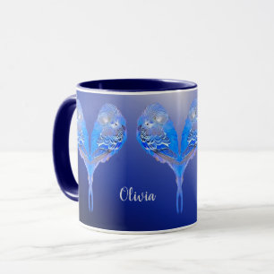 Mug Bouge personnalisable en bougie bleue