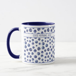 Mug Bouge personnalisée motif Blueberry