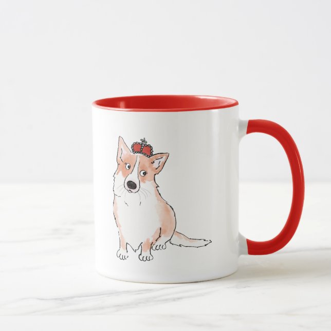 Mug Bouge royale de corgi (Droite)