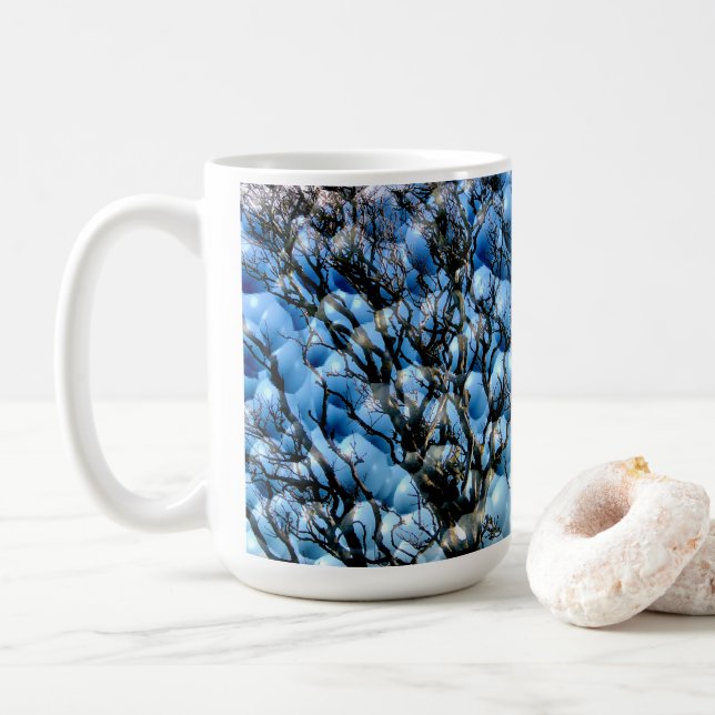 MUG BOUGIE DE CAFÉ D'ARBRES (Avec donut)
