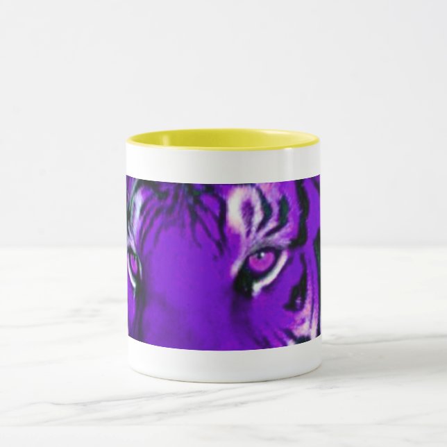 MUG BOUGIE DE CAFÉ OR ET PURPLE (Centre)