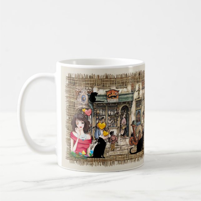 Mug Bougie de fenêtre sans flamme (Gauche)