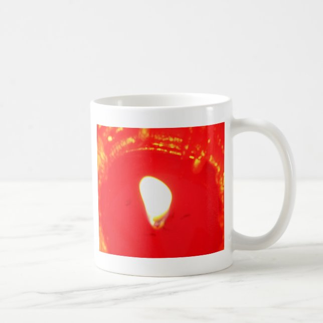 Mug Bougie rouge, flamme, Bougie, Amour de Noël (Droite)