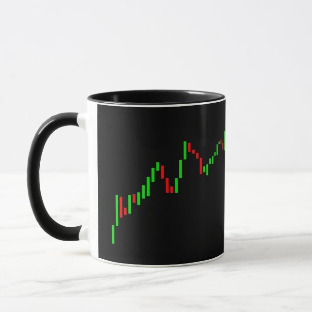 Mug Bougies de commerçant de forex (Gauche)
