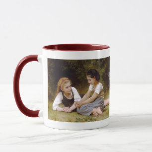 Mug Bouguereau's 1882 Les noisettes rassemblent Les no