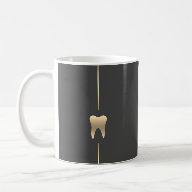 Mug Bouillie de café dentaire minimaliste (Gauche)