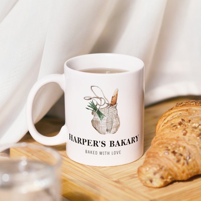 Mug Boulangerie fraîche moderne Professionnel Logo Ent (Créateur téléchargé)