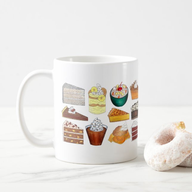 Mug Boulangerie Sud Desserts alimentaires USA Amérique (Avec donut)