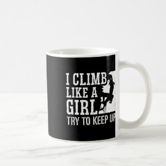 Mug Bouldering Mountain Climber Rock Climbing Girl 