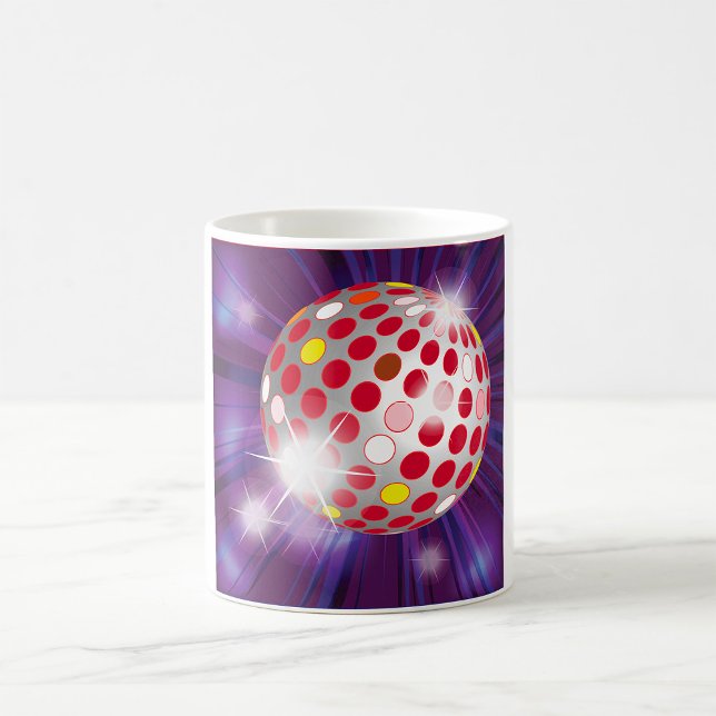 Mug Boule Red Disco (Créateur téléchargé)