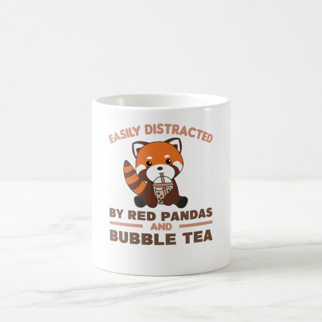 Mug Boule Thé Rouge Panda Chocolat Animaux mignons Bob (Centre)