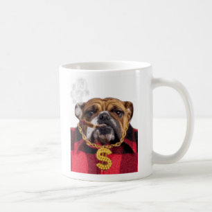 Mug Bouledogue de tabagisme de Gangsta