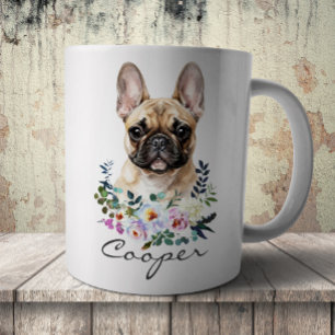 Mug Bouledogue français aquarelle