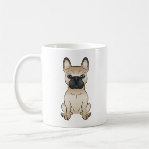Mug Bouledogue français fauve avec masque noir / Chien