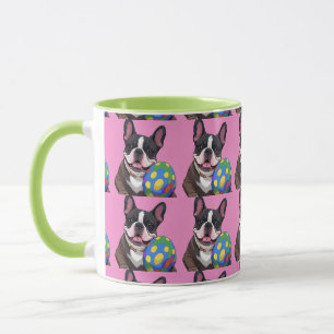Mug Bouledogue français œuf de Pâques