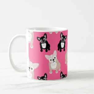 Mug Bouledogues français de Français roses mignons