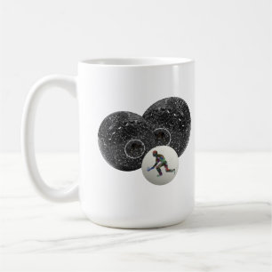 Mug Boules De Pelouse Noires Et Blanches,