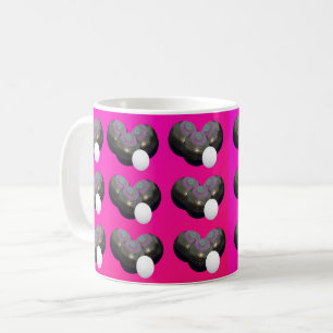 Mug Boules De Pelouse Rose Chaud, Boue De Café