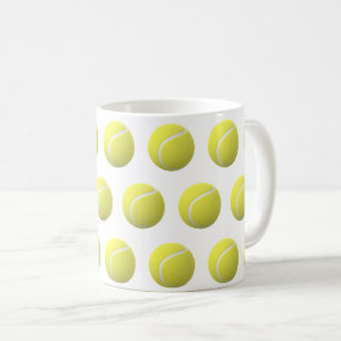 Mug boules de tennis 3D en rangée