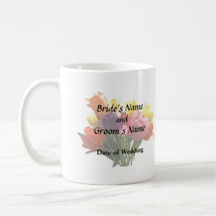 Mug Bouquet Avec Tulipes et Daffodiques Produits Maria