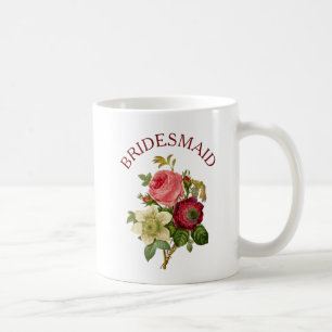 Mug Bouquet de bouquet de roses roses de Bourgogne