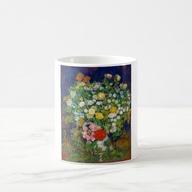 Mug Bouquet de fleurs dans un Vase, Van Gogh (Centre)