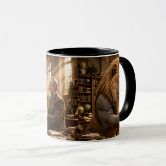 Mug Bouquet de fleurs de lion rhinocéros
