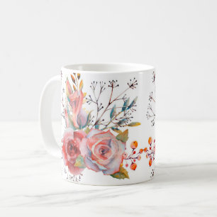 Mug Bouquet de fleurs doubles