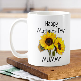 Mug Bouquet de tournesols pour la fête des mères Mummy