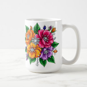 Mug Bouquet floral coloré