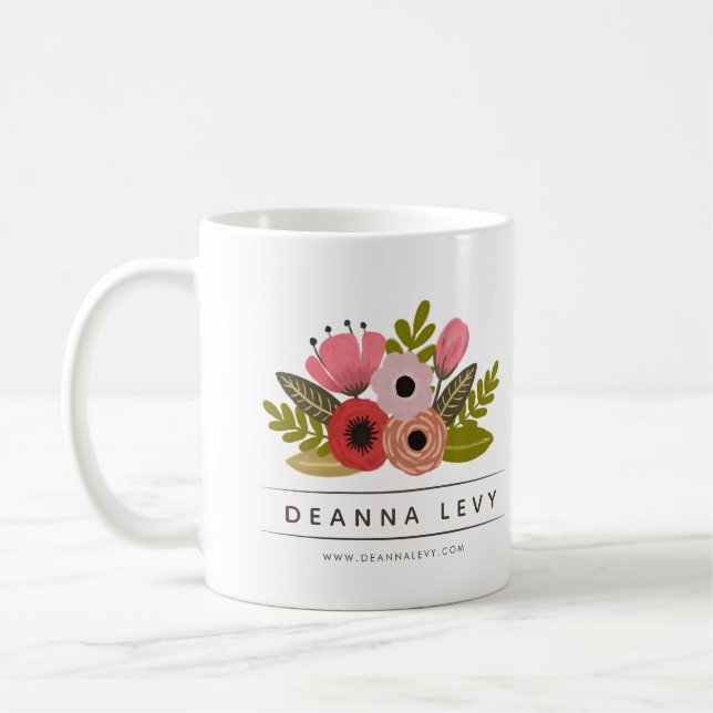 Mug Bouquet floral Entreprise Promotion produit cadeau (Gauche)