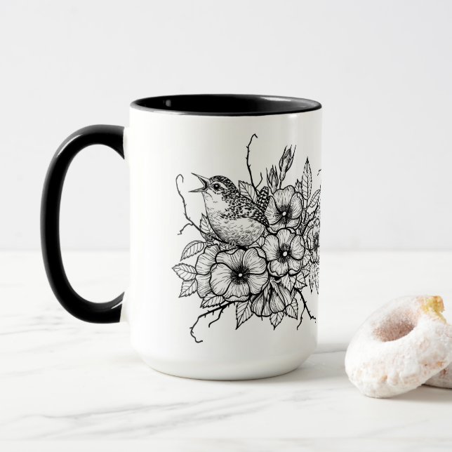 Mug Bouquet Wren (Avec donut)