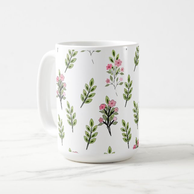 Mug Bouquets roses (Devant gauche)