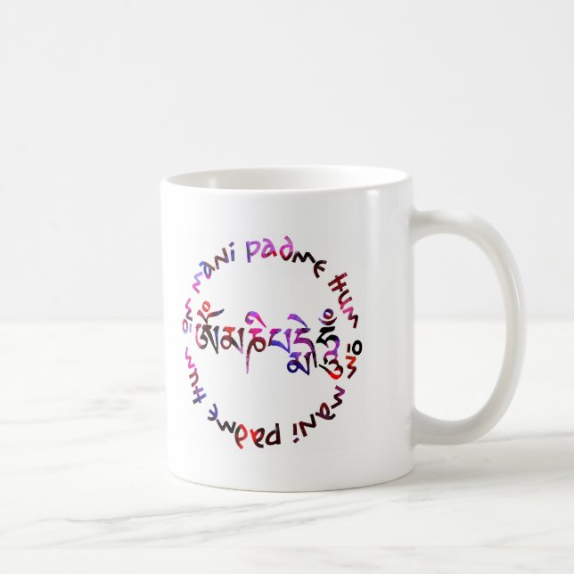 Mug Bourdonnement de padme de l'OM mani (Droite)