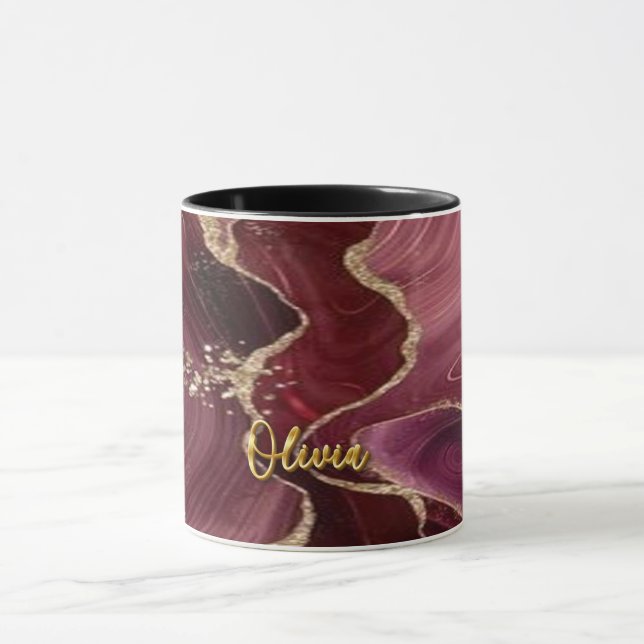 Mug Bourgogne Gold Parties scintillant 01 Golden 3D Te (Centre)