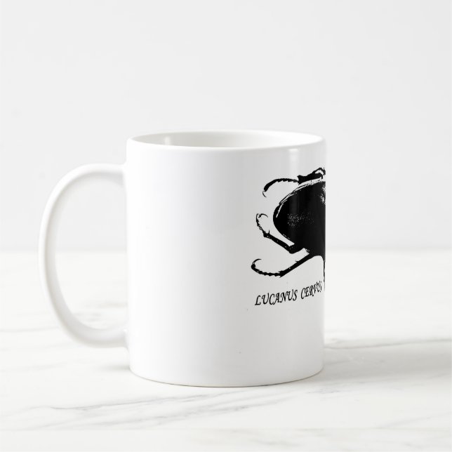Mug Bousier géant Lucanus cervus dessin animal (Gauche)