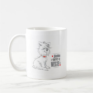 Mug Bouteille à café Westie Terrier